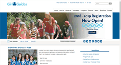 Desktop Screenshot of girlguides.ca