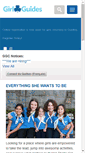 Mobile Screenshot of girlguides.ca