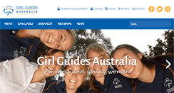 Desktop Screenshot of girlguides.org.au